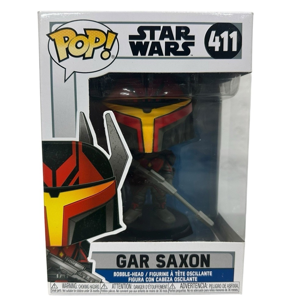 Funko Pop Star Wars Gar Saxon 411 Clone Wars Vinyl Figure Bobble-Head